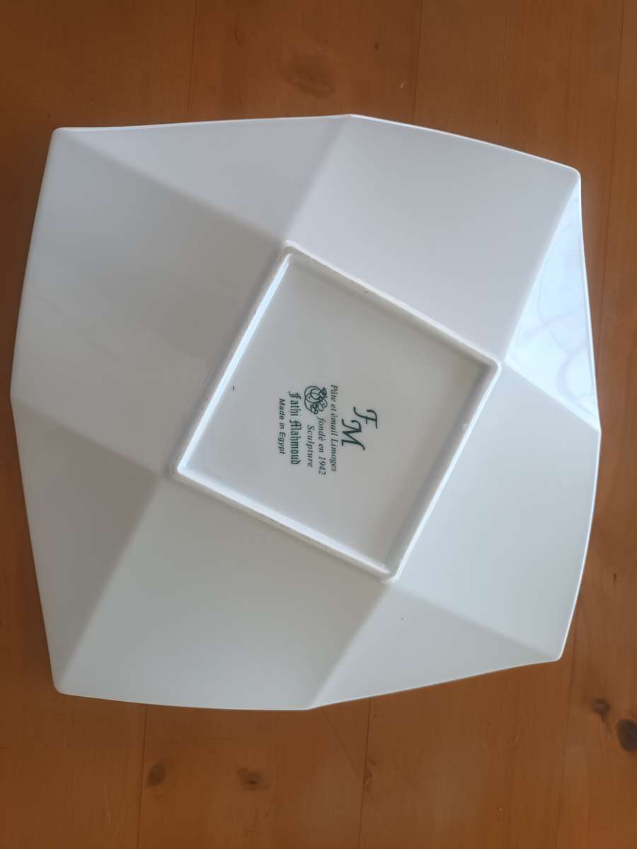 VINTAGE Fathi Mahmoud Egyptian Hand-Painted Ceramic Decorative Plate