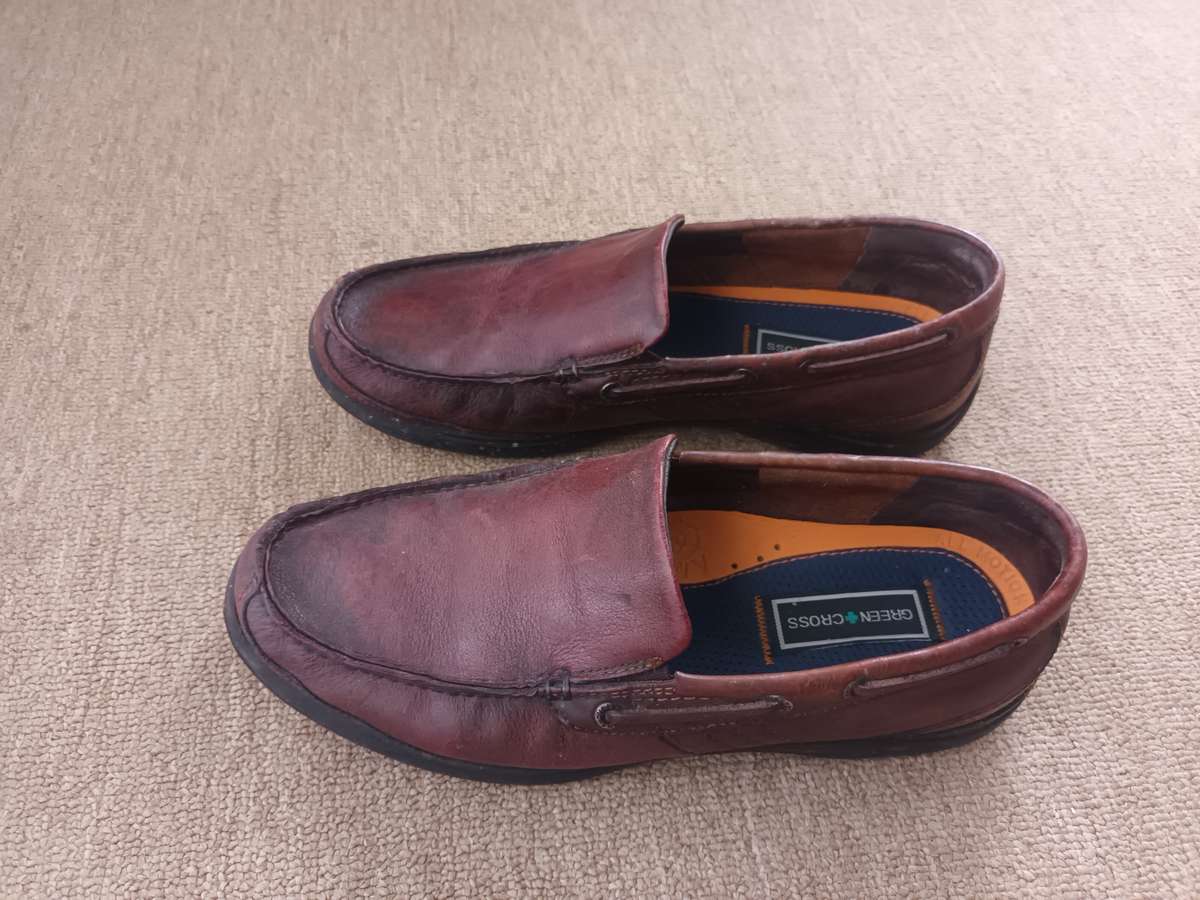 Green Cross Men's Genuine Leather Shoes