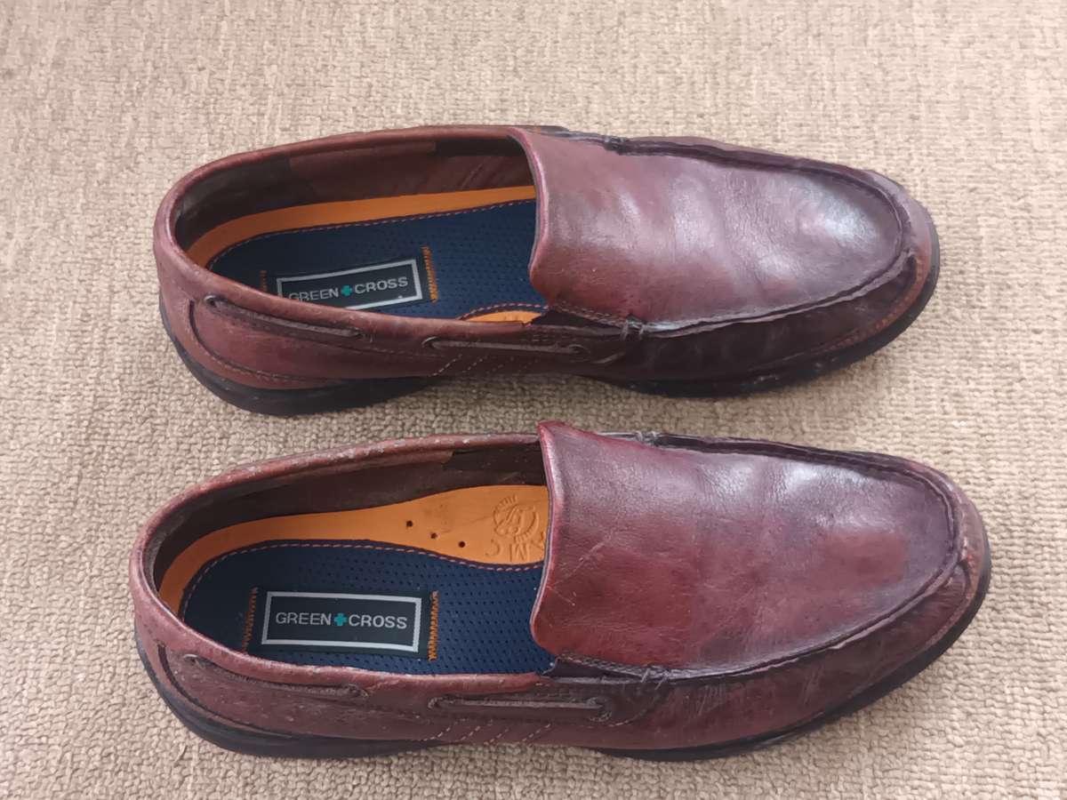 Green Cross Men's Genuine Leather Shoes