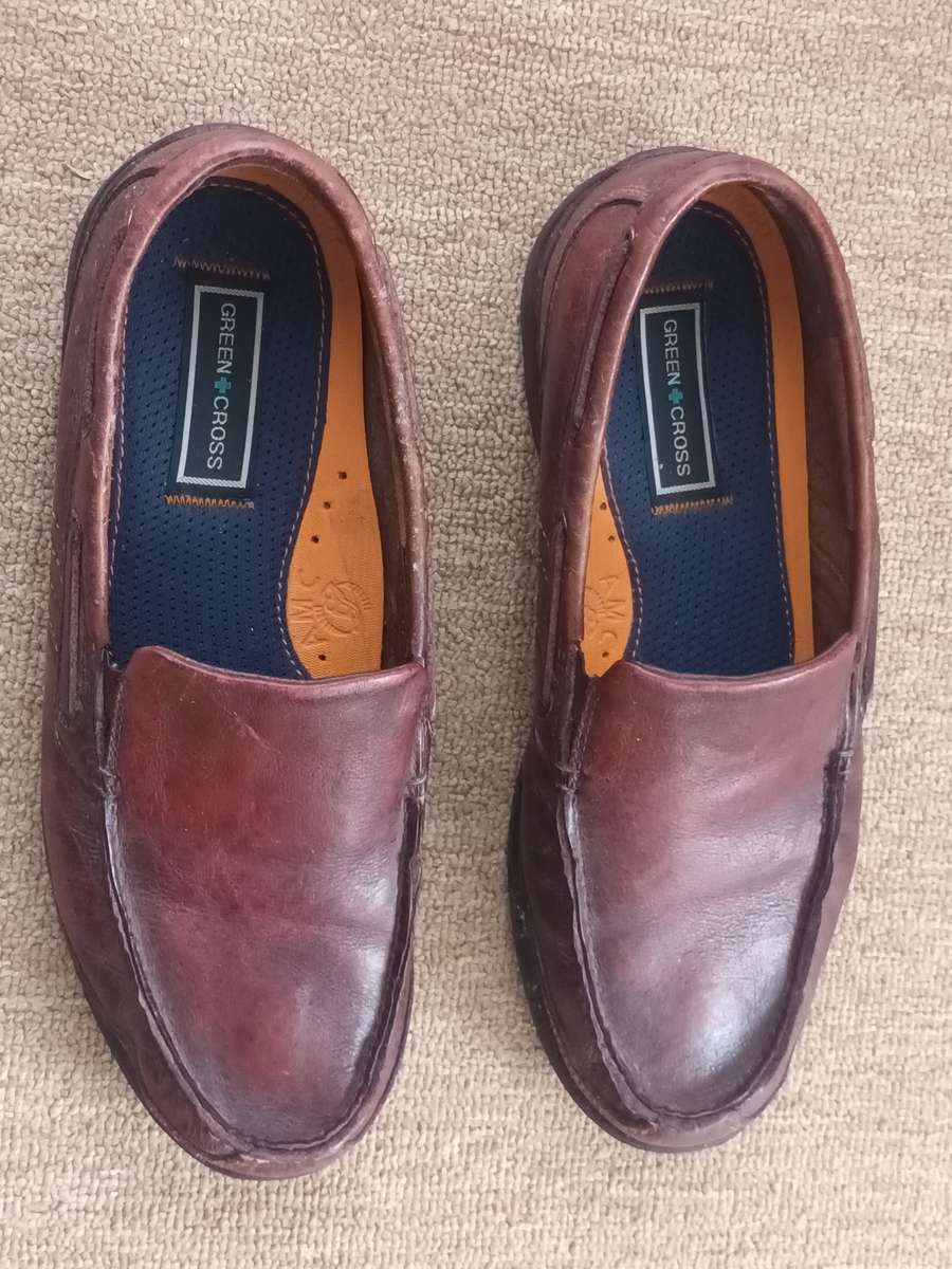 Green Cross Men's Genuine Leather Shoes