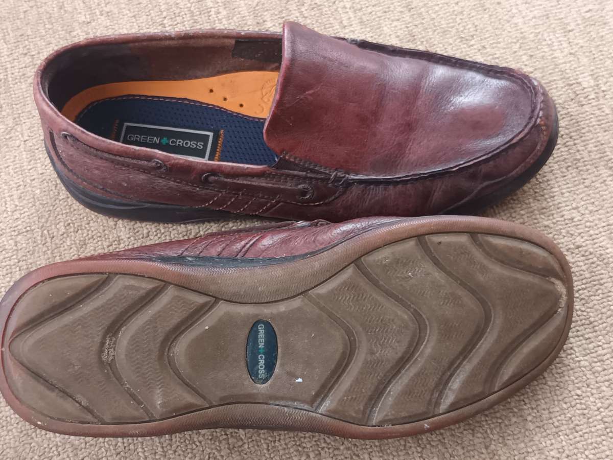 Green Cross Men's Genuine Leather Shoes