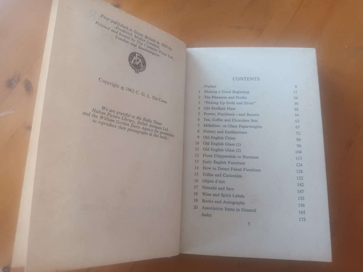 Antiques For Amateurs Charles Garfield Lott Du Cann 1962