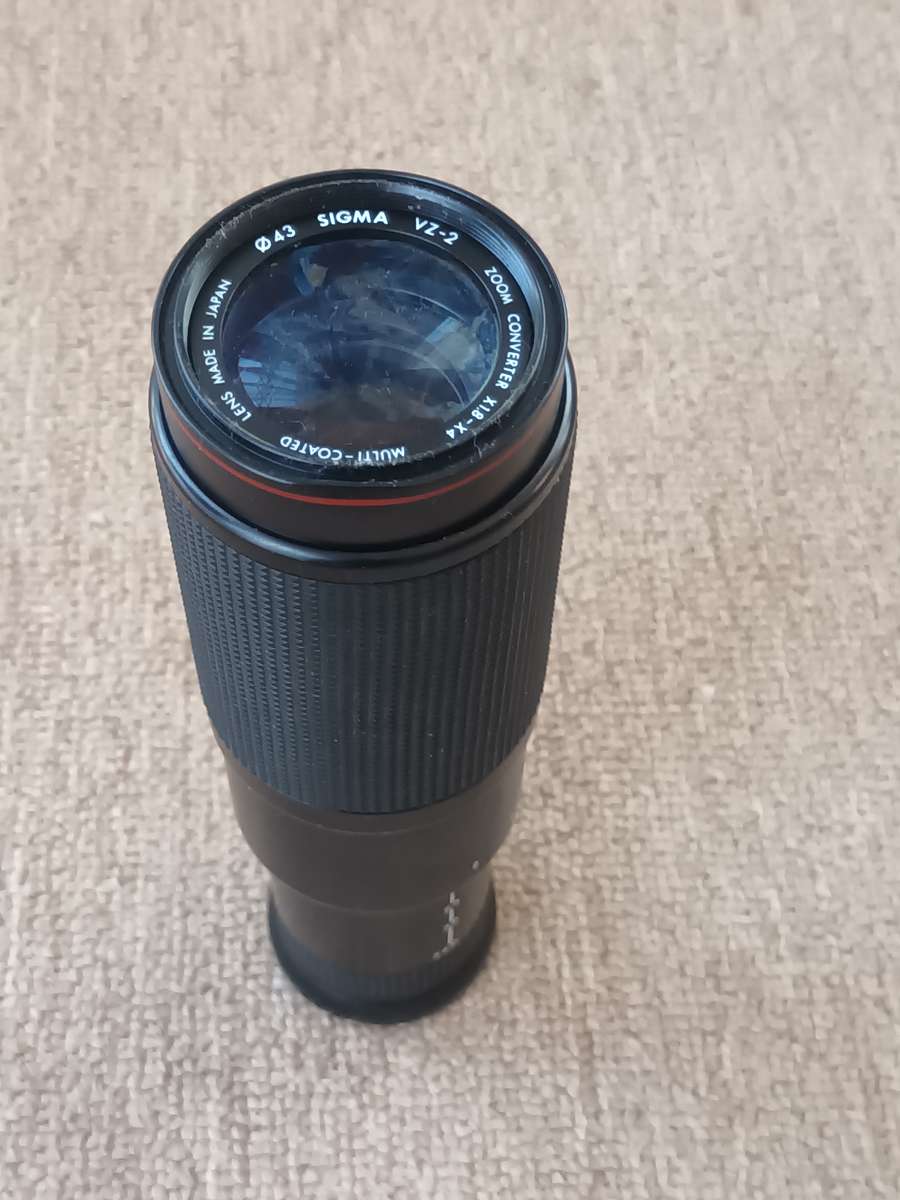 Sigma VZ-2 ZOOM CONVERTOR X1.8-X4. 43 MADE IN JAPAN