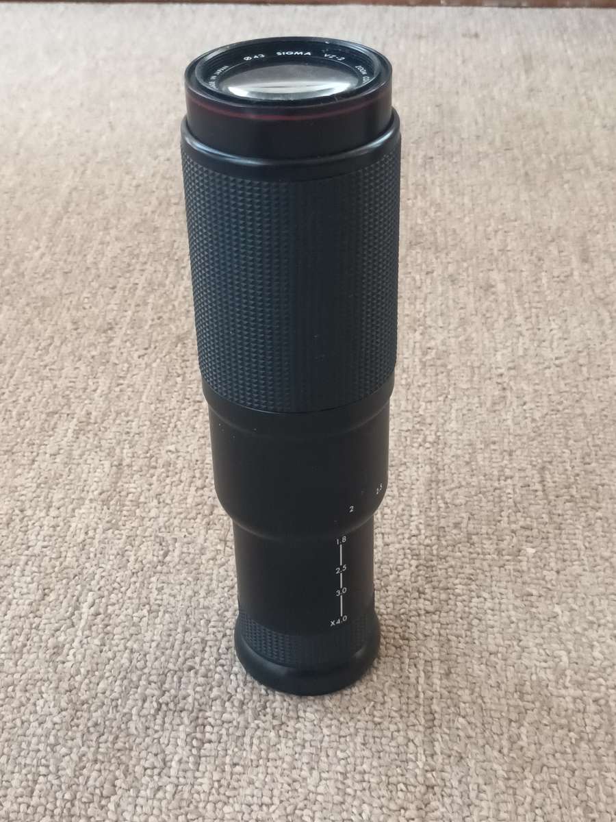 Sigma VZ-2 ZOOM CONVERTOR X1.8-X4. 43 MADE IN JAPAN