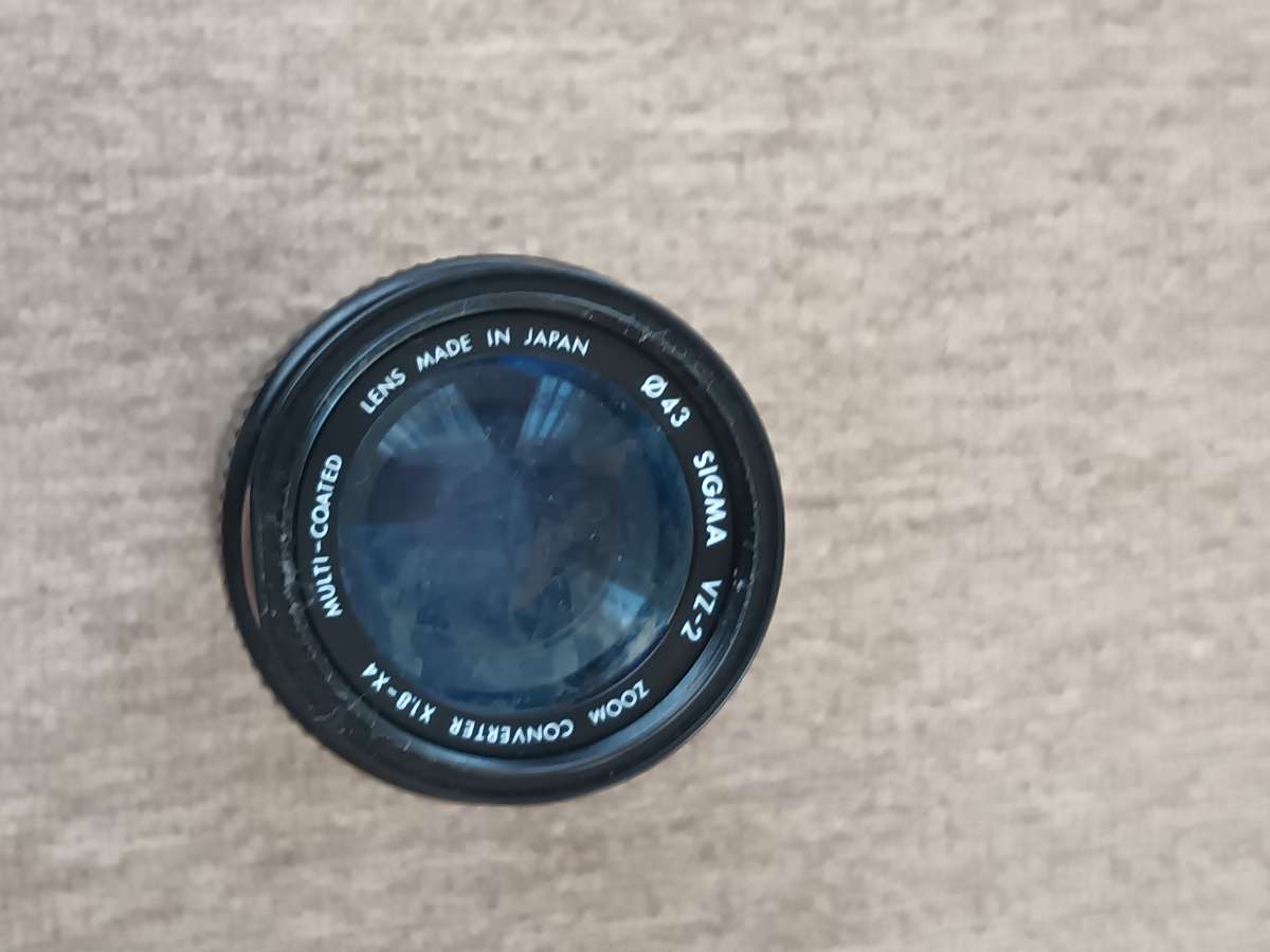 Sigma VZ-2 ZOOM CONVERTOR X1.8-X4. 43 MADE IN JAPAN