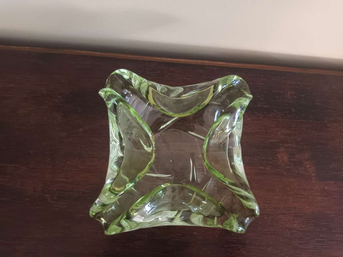 VINTAGE Murano Glass Bowl Hand Blown Ashtray