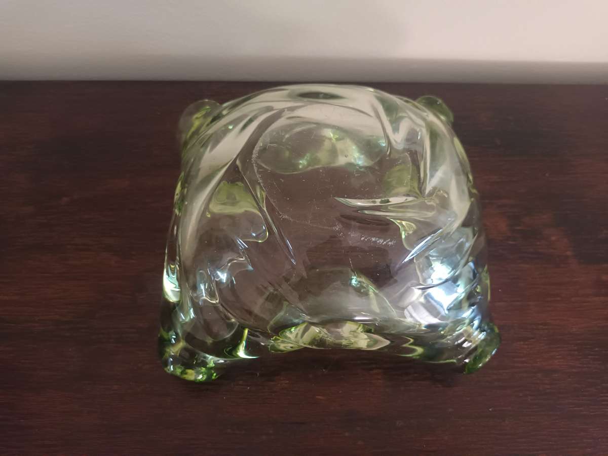 VINTAGE Murano Glass Bowl Hand Blown Ashtray