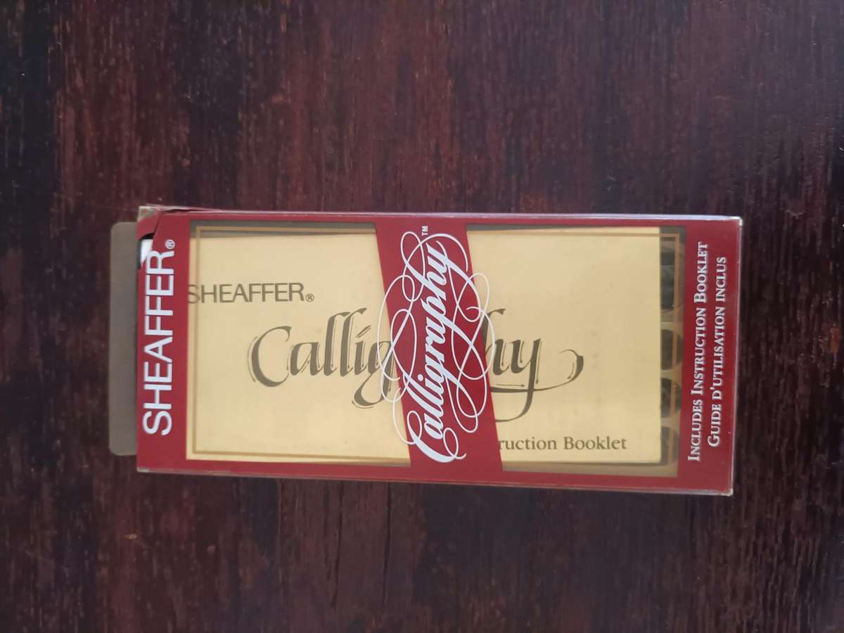 VINTAGE Shaeffer Calligraphy Pen with 2 Tips Italic BMF In Original Package & Instruction Booklet