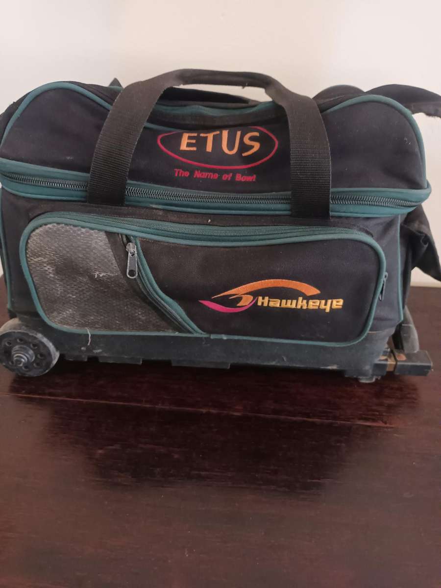 Eutus Hawkeye 2 Ball Roller Bowling Travelers Bag With Wheels