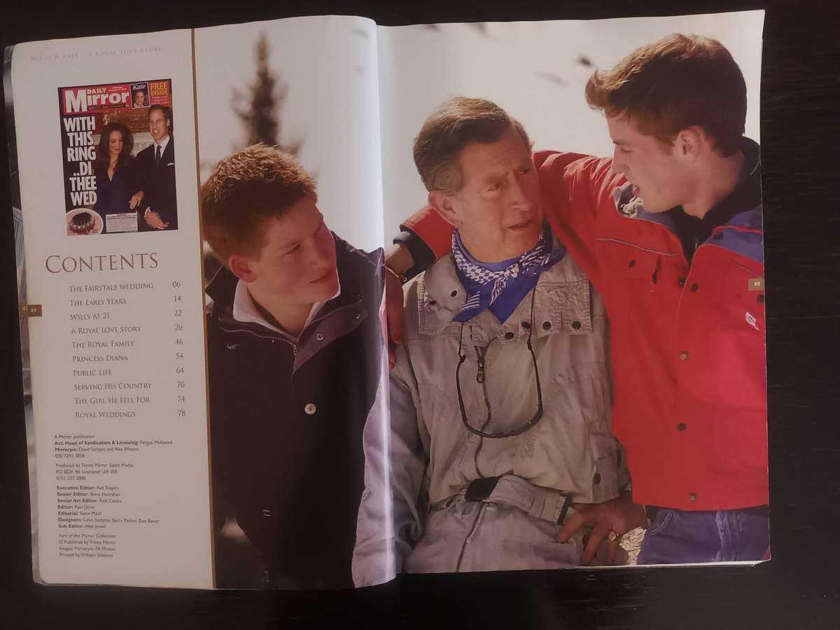 Wills & Kate: A Royal Love Story," A Special Celebration Souvenir Published By The Daily Mirror