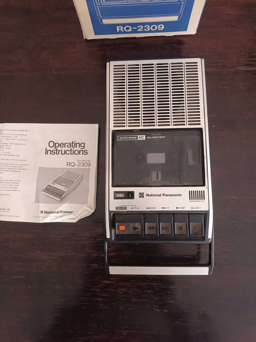 VINTAGE Panasonic RQ-2309 Portable Cassette Tape Player Recorder