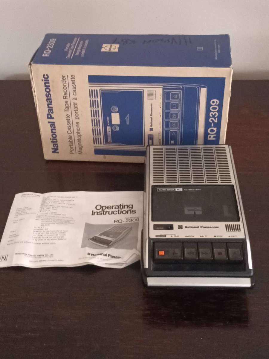 VINTAGE Panasonic RQ-2309 Portable Cassette Tape Player Recorder