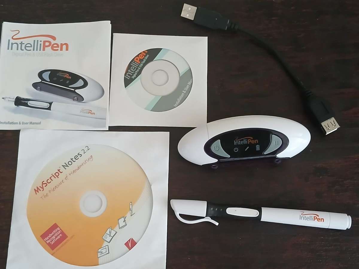 USB DIGITAL NOTE TAKER PEN SKETCH 1GB DRIVE INTELLIPEN DP-UFD-2 RECHARGEABLE