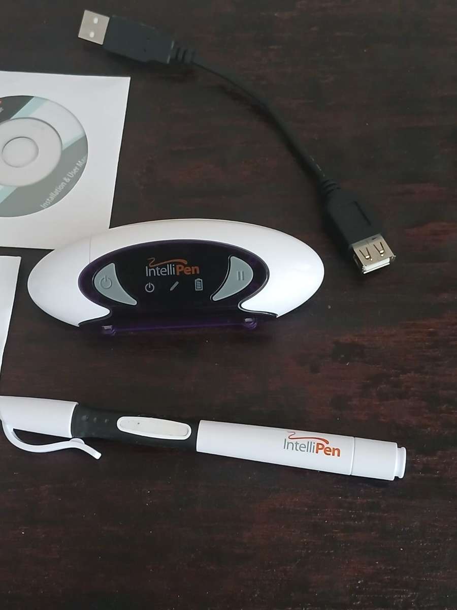 USB DIGITAL NOTE TAKER PEN SKETCH 1GB DRIVE INTELLIPEN DP-UFD-2 RECHARGEABLE