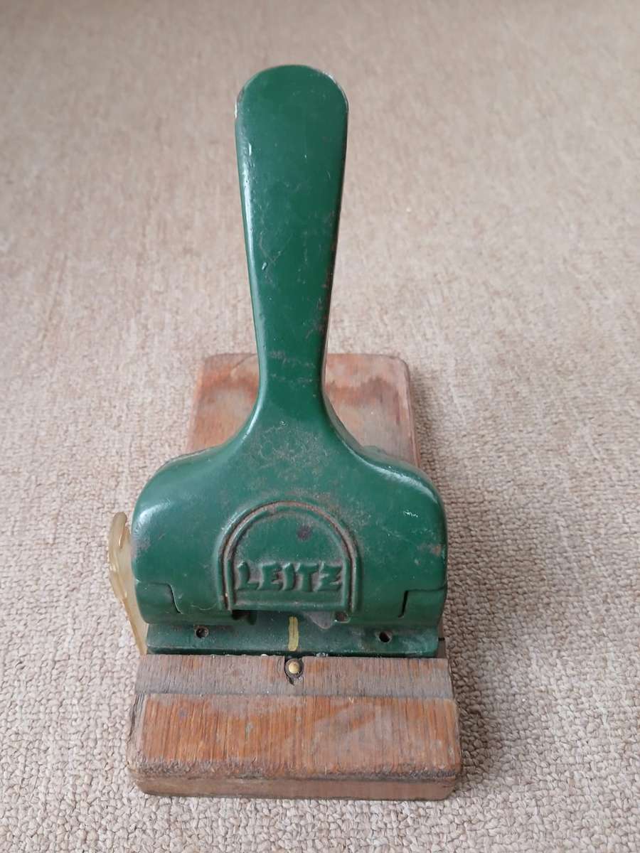 VINTAGE Leitz Office Punch 1940's