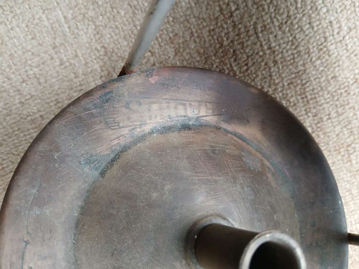 RARE VINTAGE RADIUS PRIMUS NO. 5.S:or. BRASS KEROSENE CAMP STOVE, SWEDEN