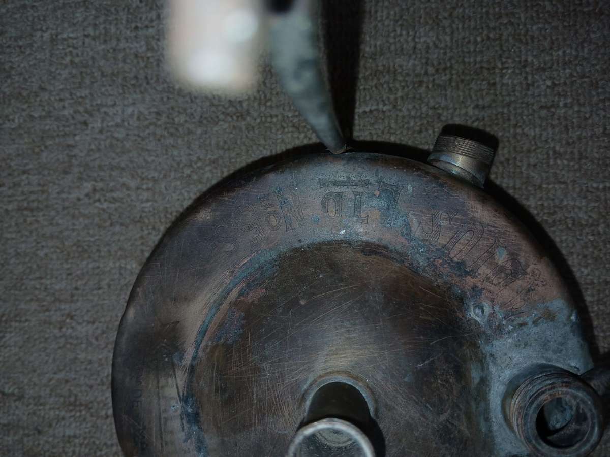 RARE VINTAGE RADIUS PRIMUS NO. 5.S:or. BRASS KEROSENE CAMP STOVE, SWEDEN