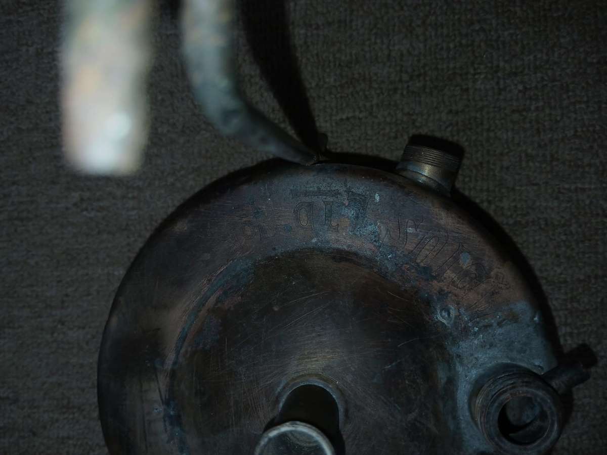 RARE VINTAGE RADIUS PRIMUS NO. 5.S:or. BRASS KEROSENE CAMP STOVE, SWEDEN