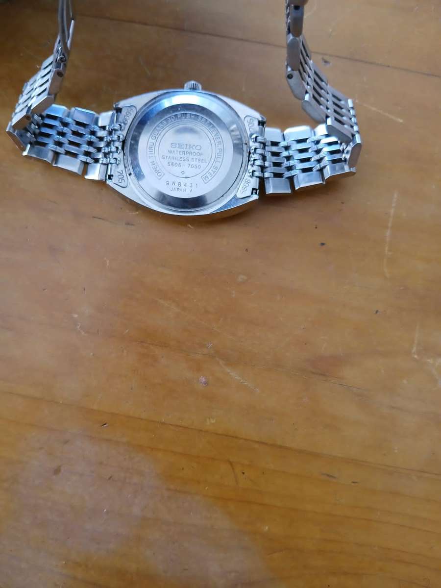 SEIKO Lord Matic 23 Jewels 5606-7050 Date Indicator Automatic Mens Watch