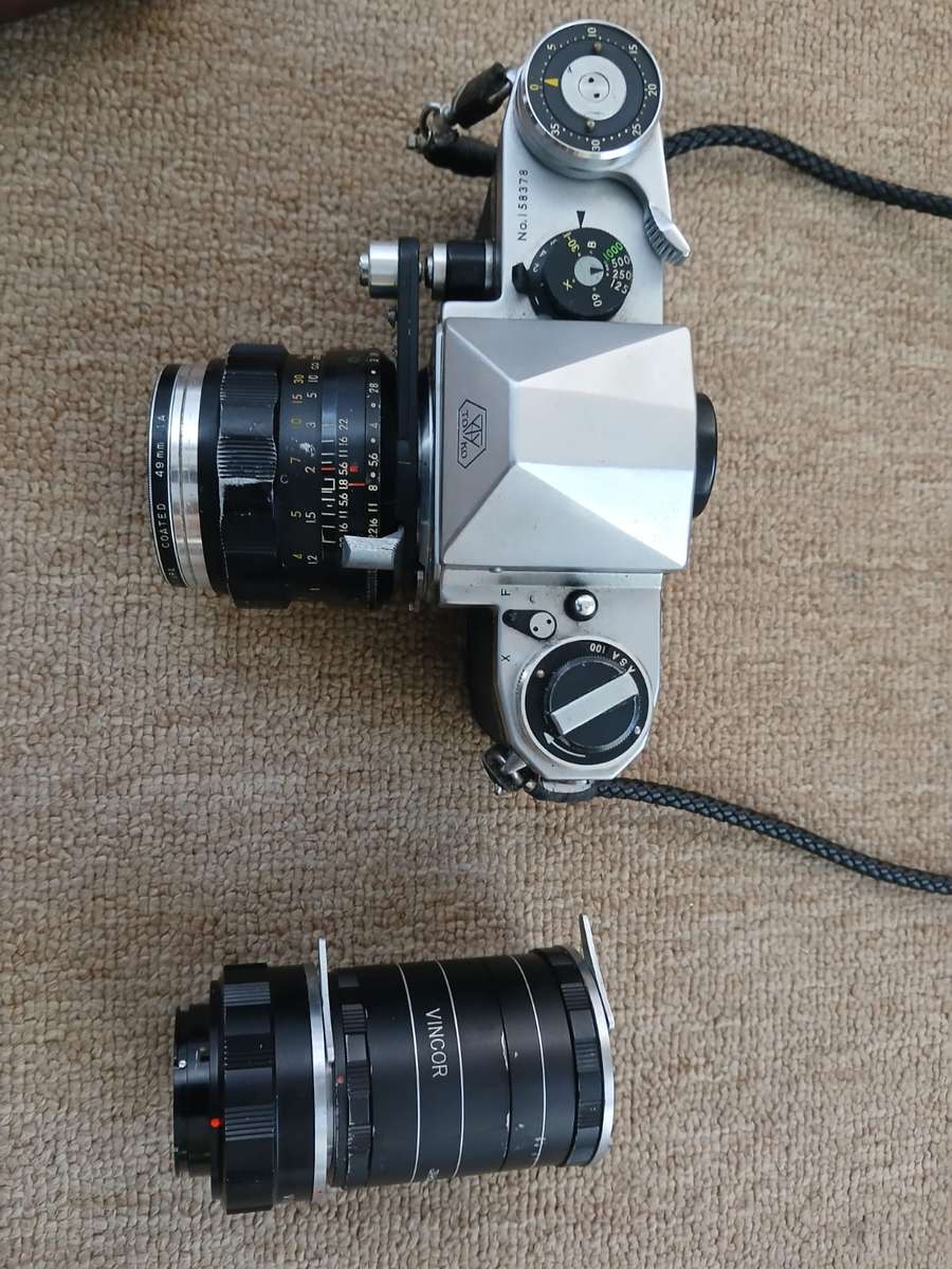 Topcon R Camera With 58mm f1.8, First Topcon SLR