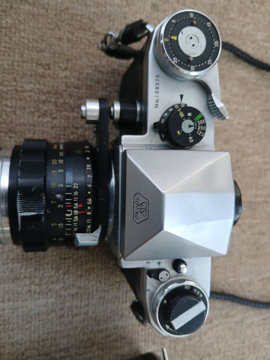 Topcon R Camera With 58mm f1.8, First Topcon SLR