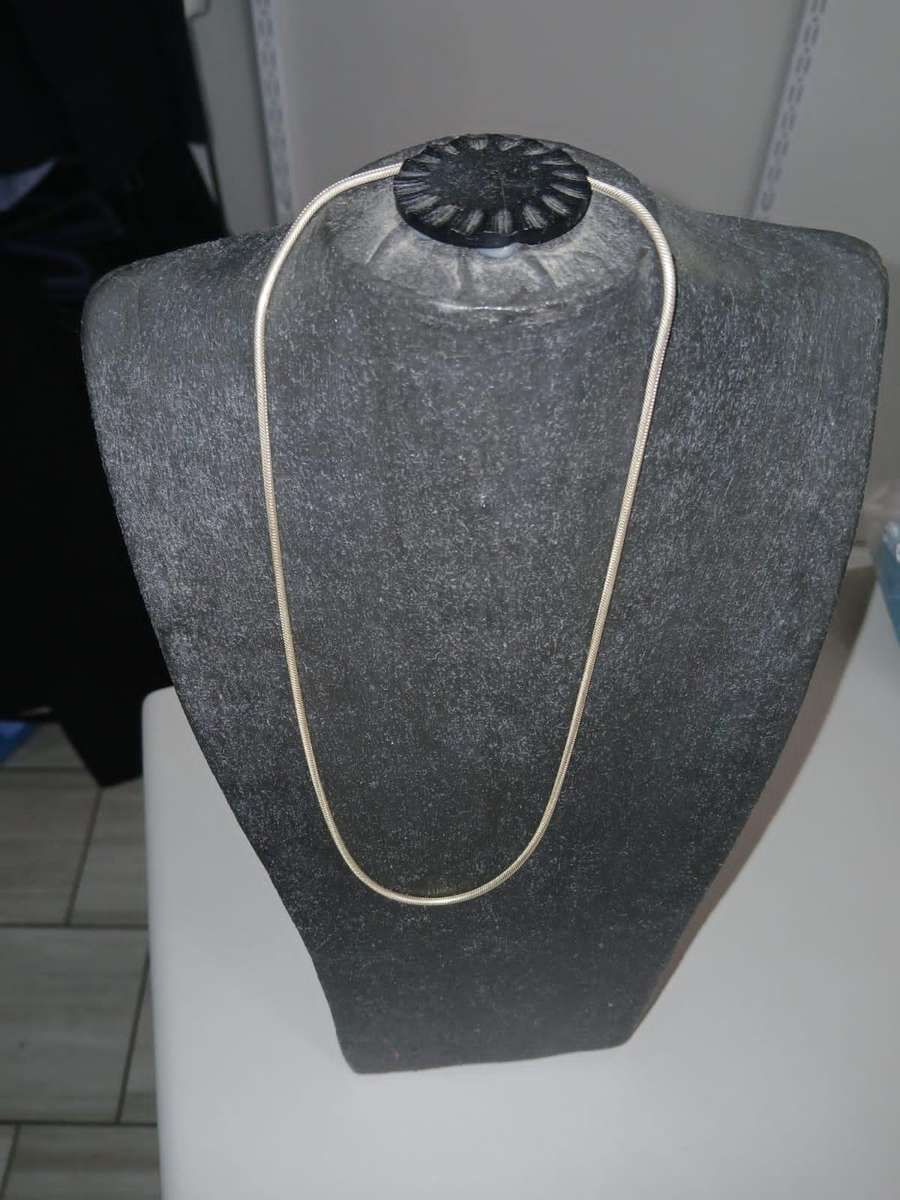 SOLID 925 Sterling Silver Italian Round Snake Chain Necklace Made In Italy