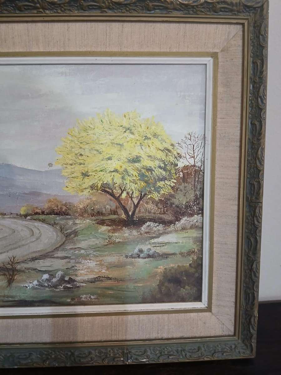Beautiful Oil Painting Signed Stasia