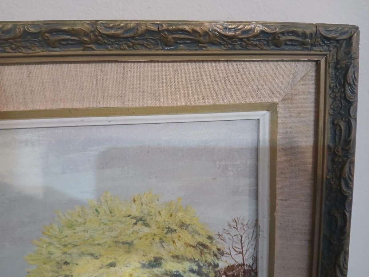 Beautiful Oil Painting Signed Stasia