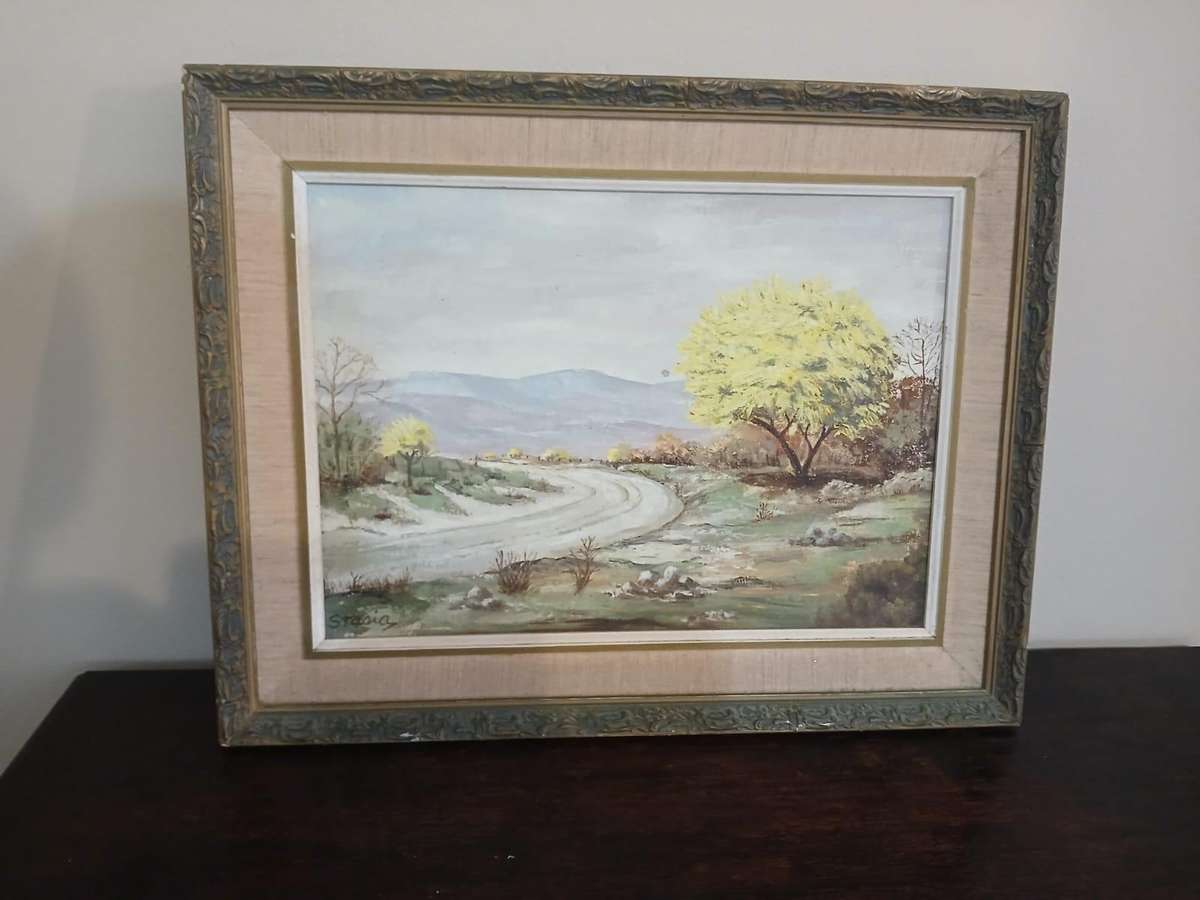 Beautiful Oil Painting Signed Stasia