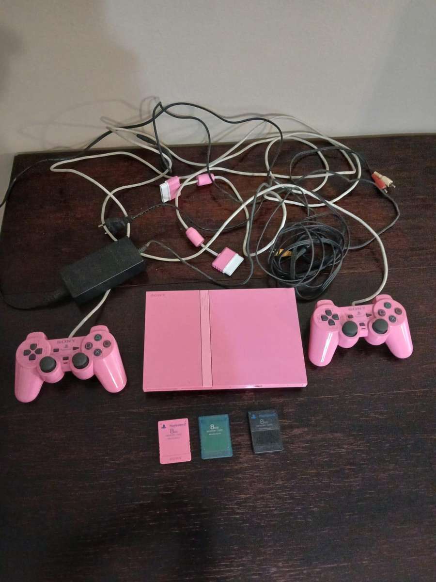 Sony Playstation 2 Slim Pink Console Limited Edition