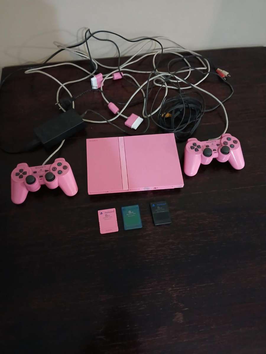 Sony Playstation 2 Slim Pink Console Limited Edition