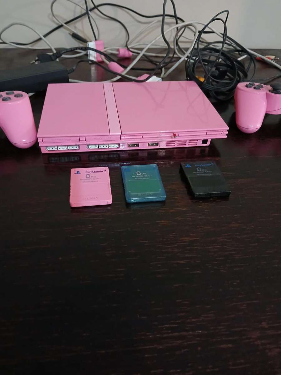 Sony Playstation 2 Slim Pink Console Limited Edition