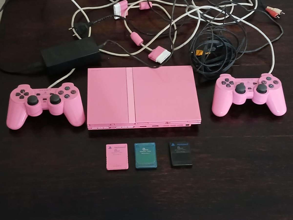 Sony Playstation 2 Slim Pink Console Limited Edition