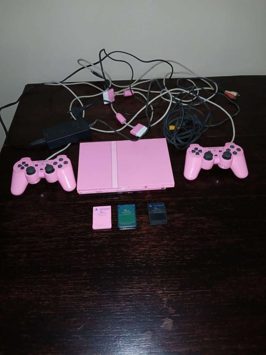 Sony Playstation 2 Slim Pink Console Limited Edition