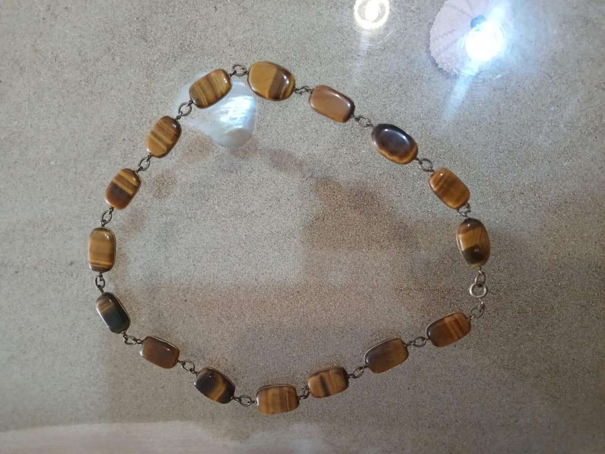 VINTAGE Tiger's Eye Necklace
