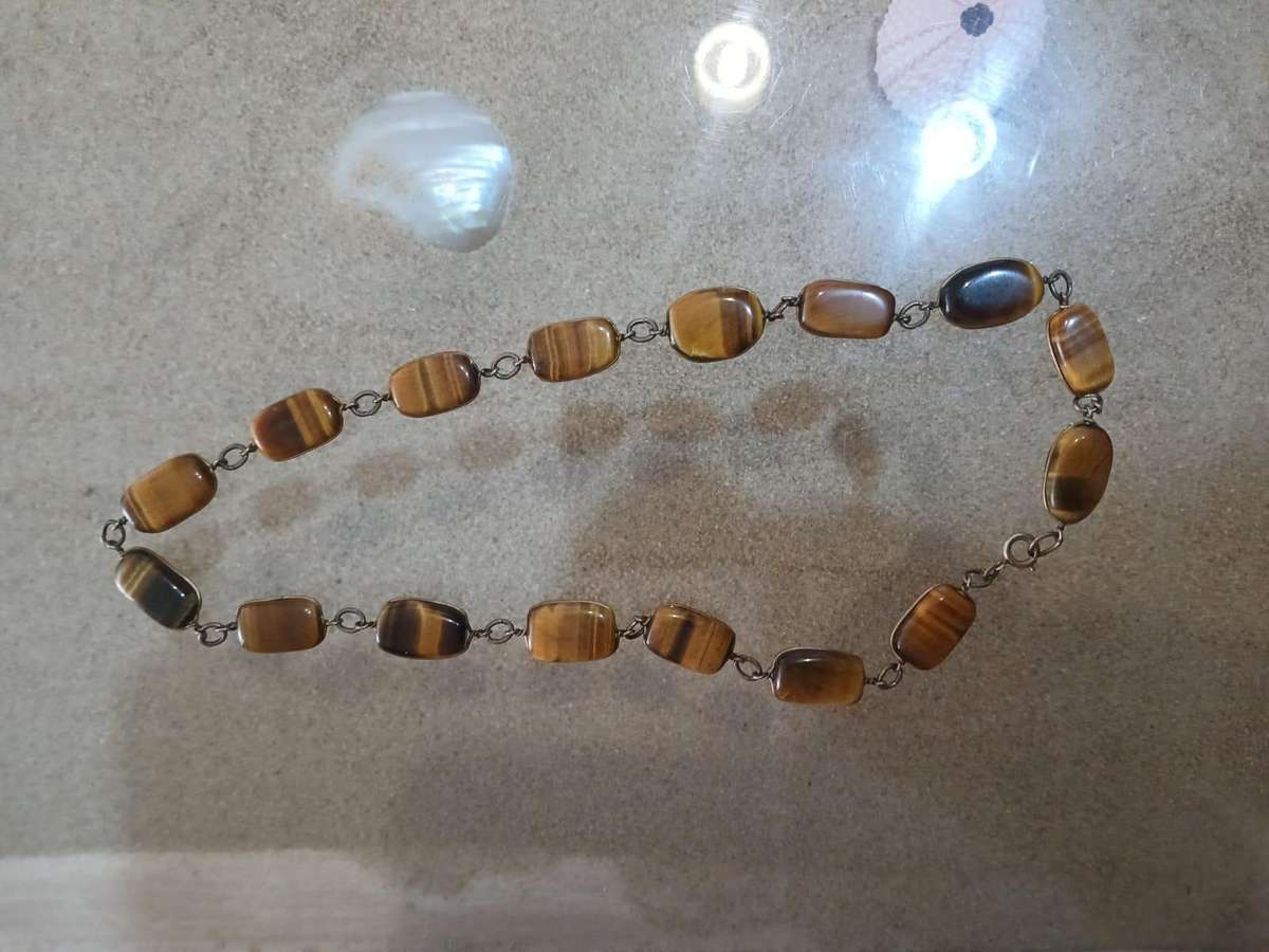 VINTAGE Tiger's Eye Necklace
