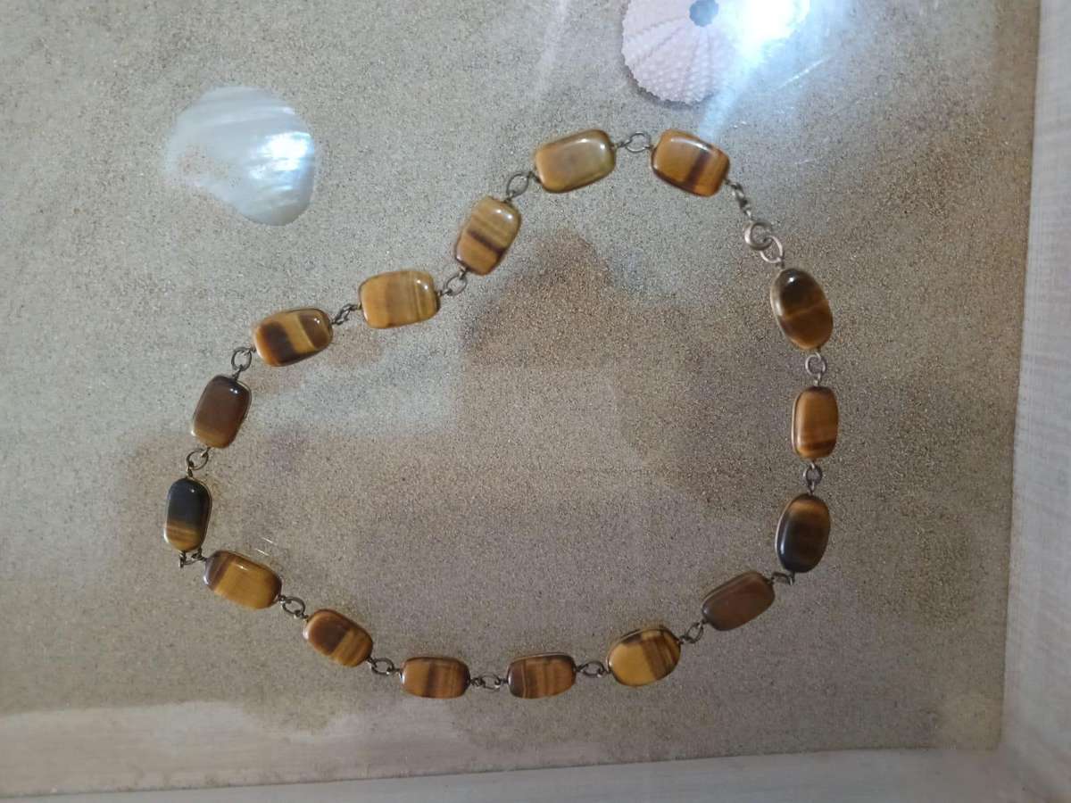 VINTAGE Tiger's Eye Necklace
