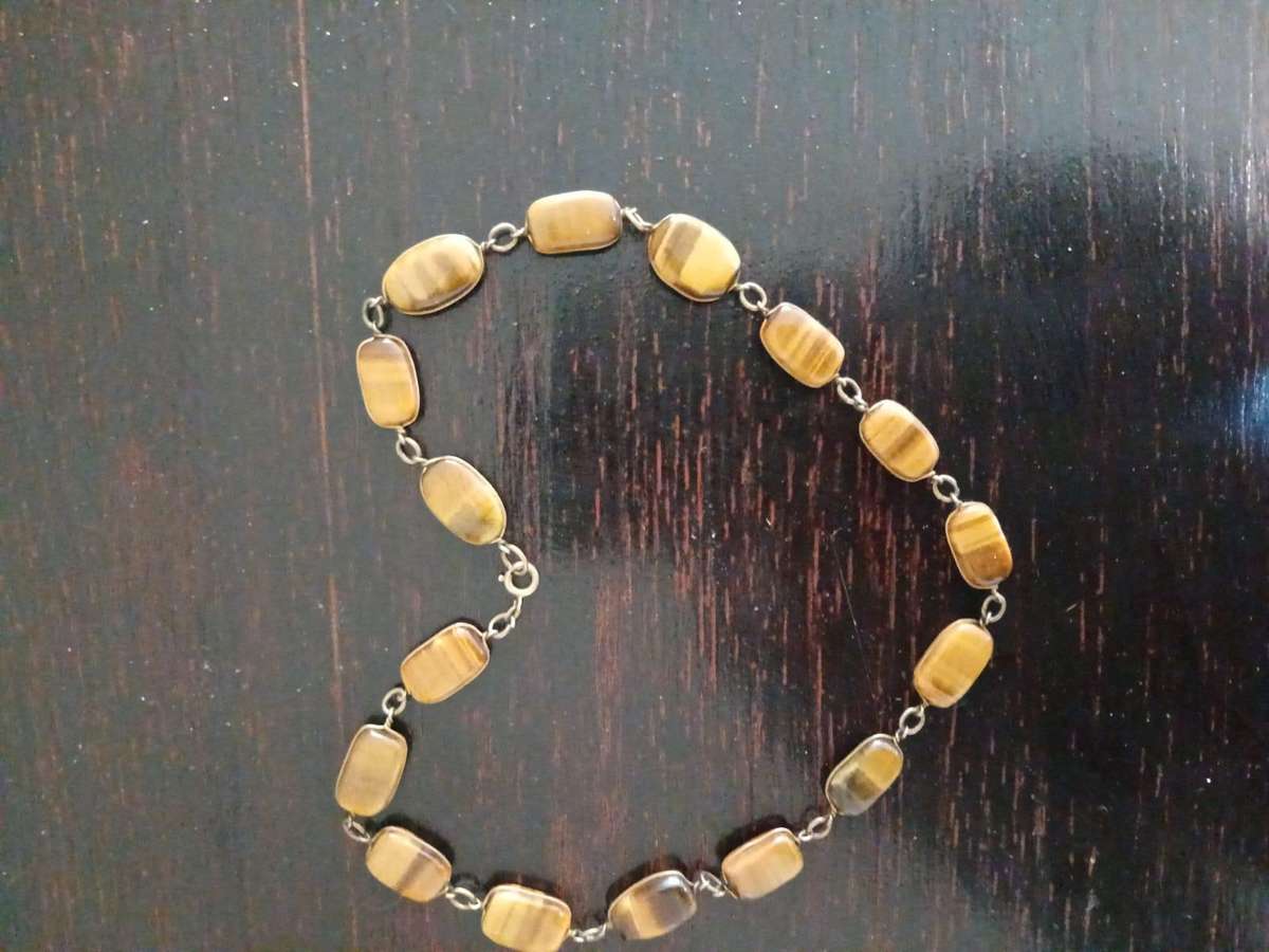VINTAGE Tiger's Eye Necklace