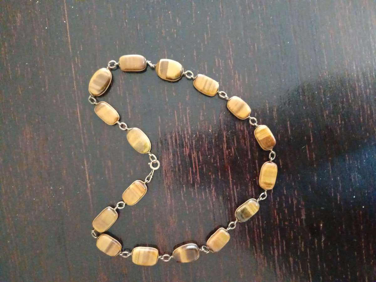 VINTAGE Tiger's Eye Necklace