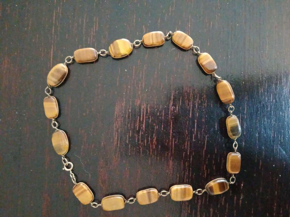 VINTAGE Tiger's Eye Necklace