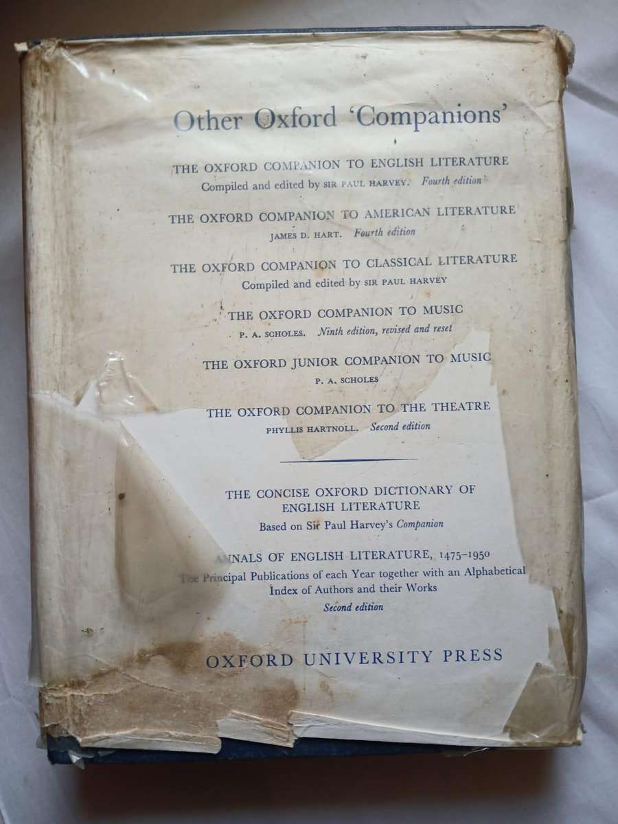 The Oxford Dictionary of Quotations (Hard Cover) Published by Oxford University Press, London, 1966