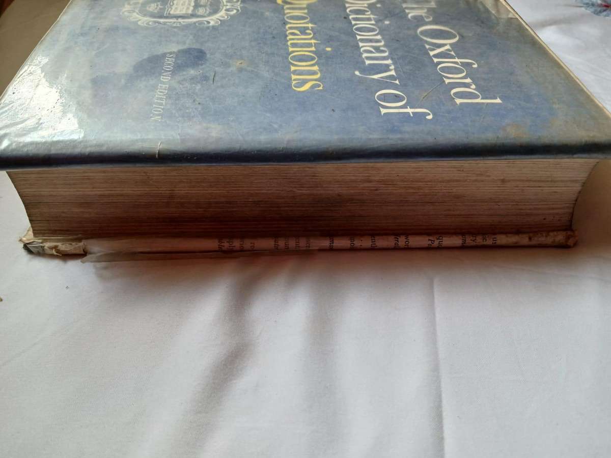 The Oxford Dictionary of Quotations (Hard Cover) Published by Oxford University Press, London, 1966
