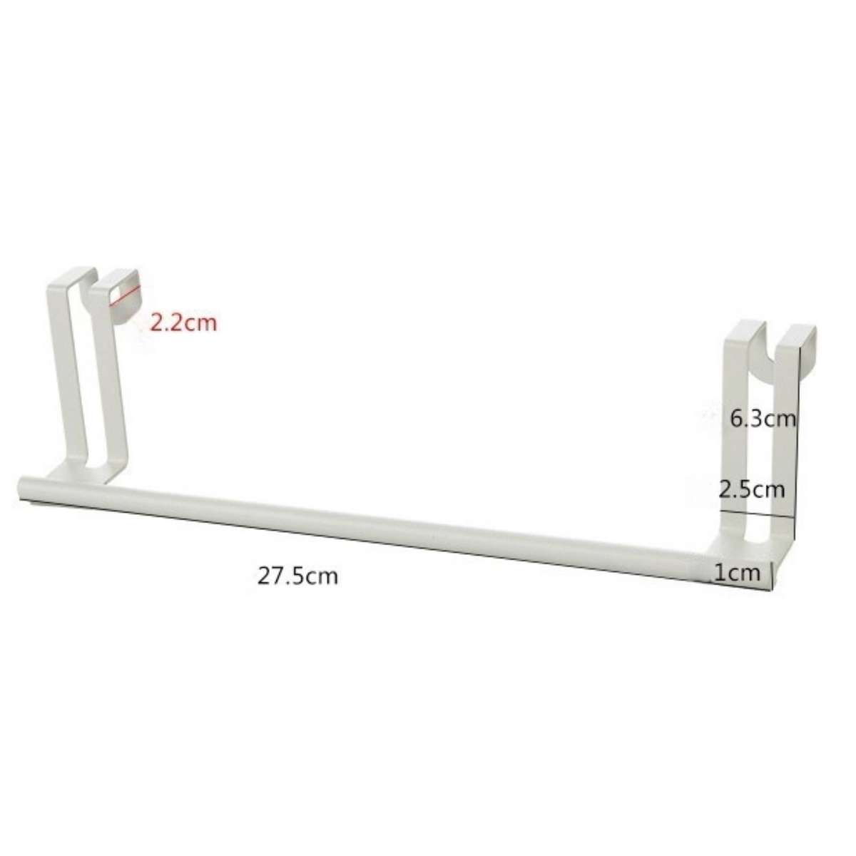 Generic Kitchen Towel Rack Cabinet Door,  Towel Bar Modern Metal Kitchen Storage Over