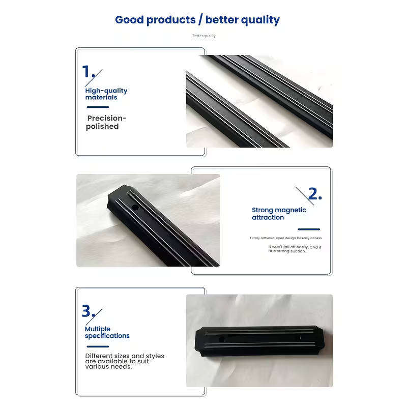 Magnetic Storage Rack for Wall-Mounted Installation