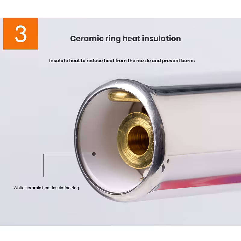 Portable Card-Type Blowtorch, Small Welding Torch, Durable ABS Body, Ergonomic Handle,