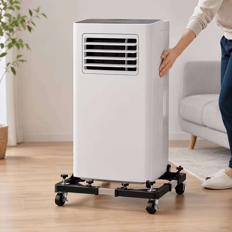 Mini Fridge Stand Adjustable Furniture Stand with 4 Strong Feet
