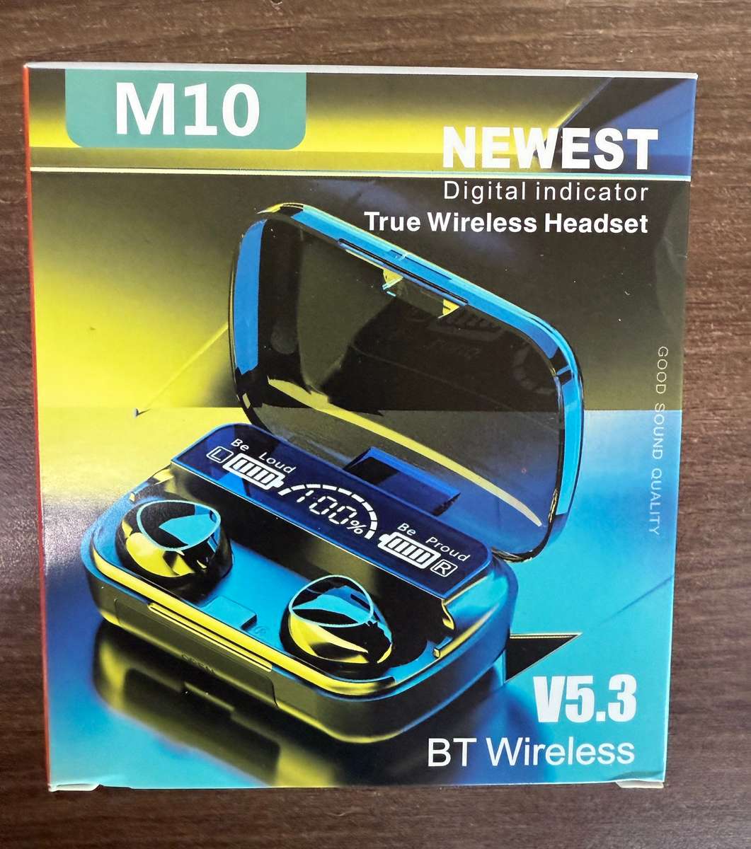 M10 Andriod & IOS TWS Wireless Headset with built-in PowerBank