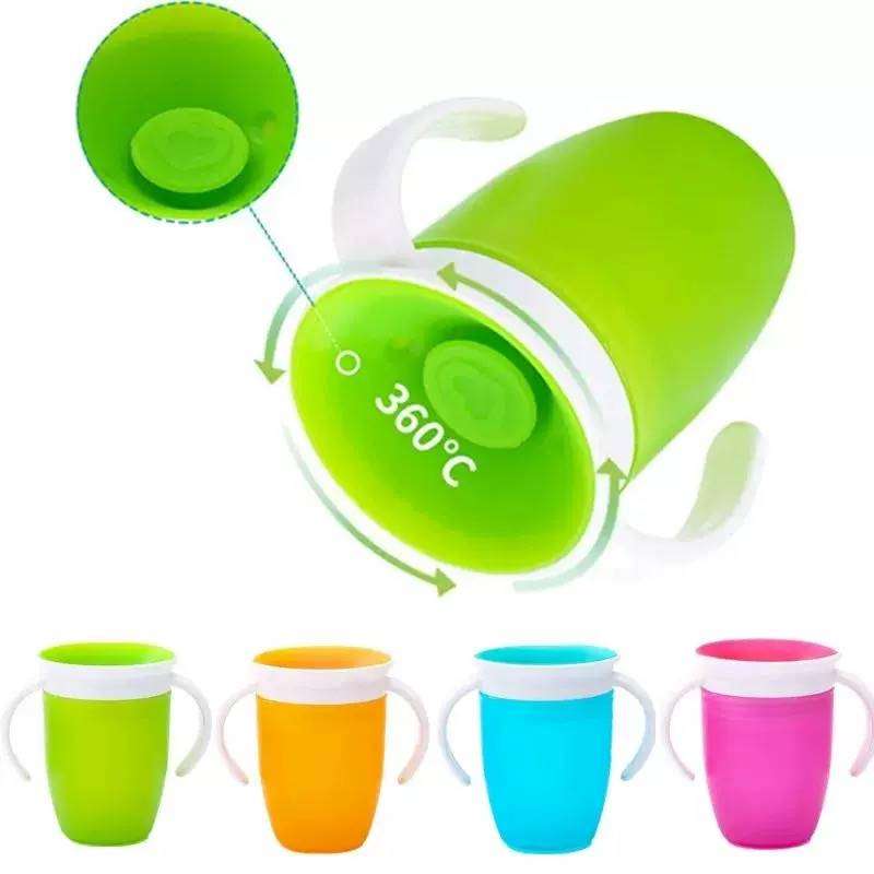 360 Degrees Can Be Rotated Baby Learning Drinking Cup with D