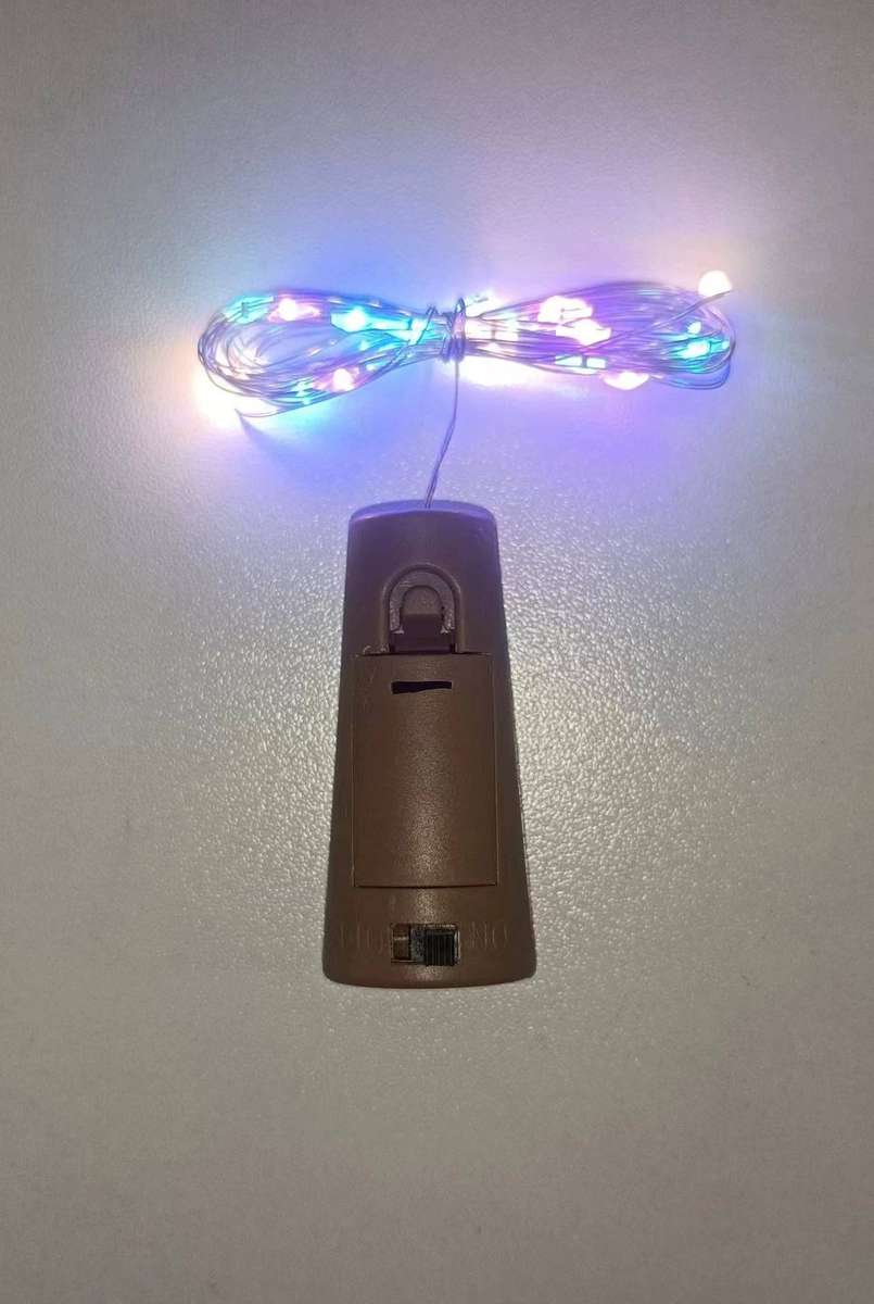 Wine bottle light with cork/ for Christmas / party/ Home Decor