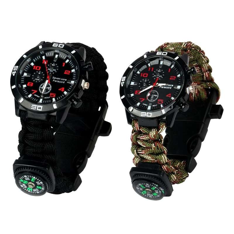 Outdoor Camping Multi-Functional Watch Survival Watch